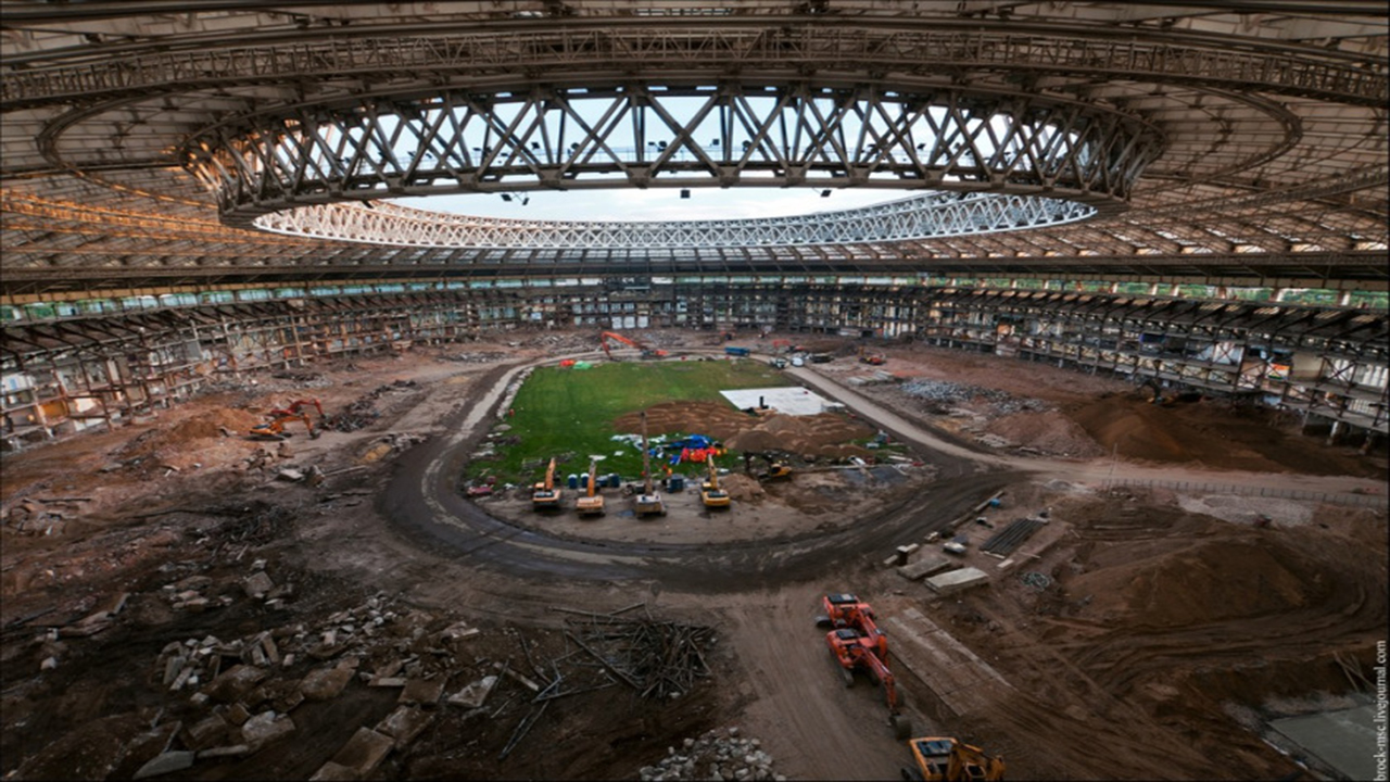 Estadio Luzhnikí Reconstrucción