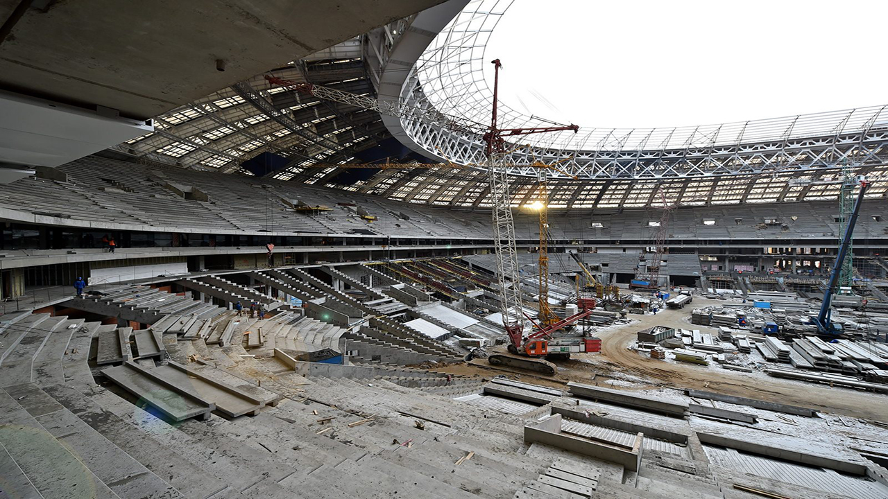 Reconstruyendo Estadio Luzhniki