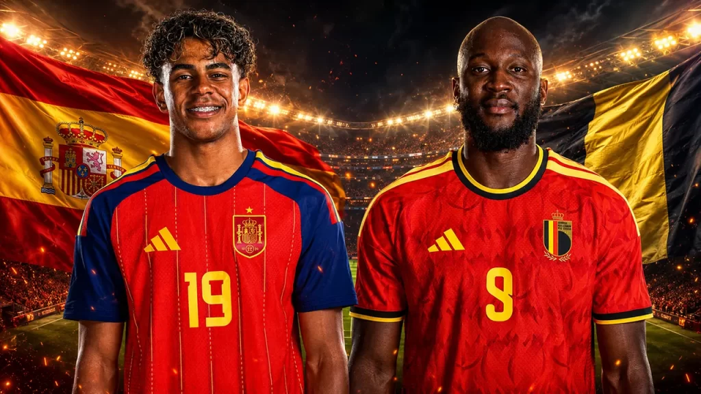 España vs Belgica Mundial 2026