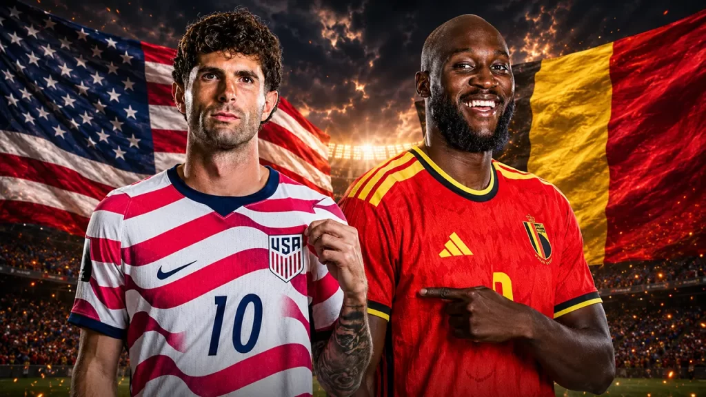 Estados Unidos vs Bélgica Mundial 2026