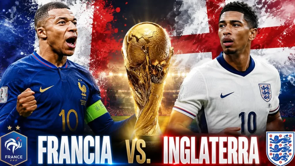 Francia vs Inglaterra mundial 2026